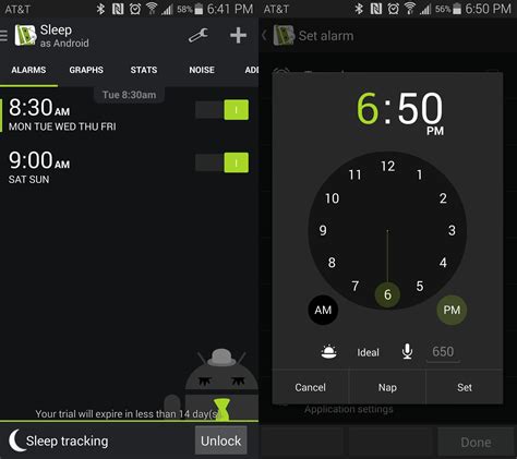 sleep as an android app